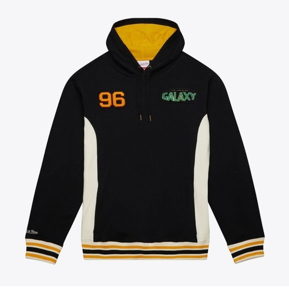 Men's Black LA Galaxy Team Legacy French Terry Pullover Hoodie